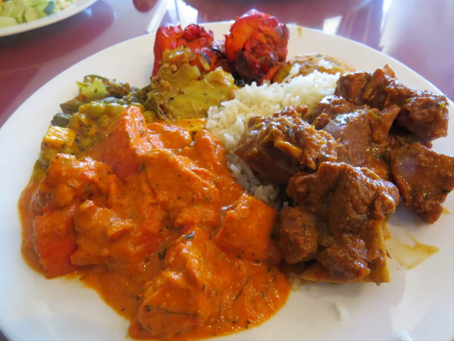 Tasty Indian Food at Kiran Palace
